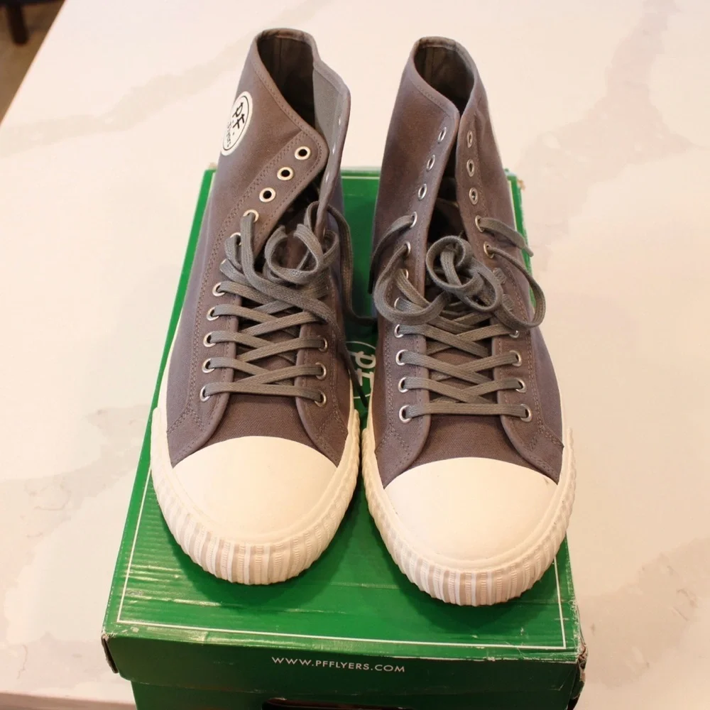 P.F. Flyers Charcoal High-Top Sneakers